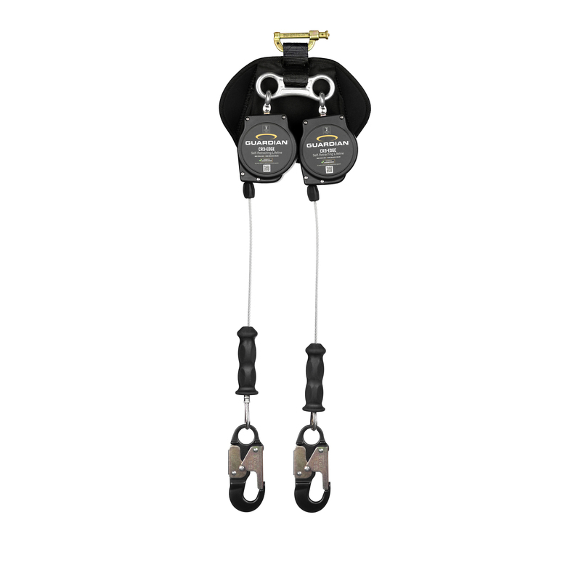 Guardian Fall Protection CR3-Edge Self-Retracting Lifeline — 8ft., Shock Absorber, Comfortable Back Pad, Model# 4200206